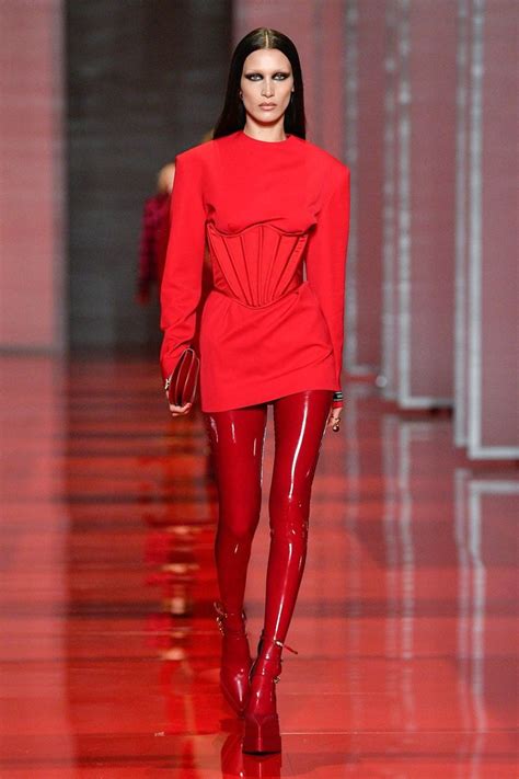 versace red dress 2022|Versace dresses 2022.